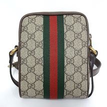 グッチ GUCCI 598127 オフィディア ショルダーバッグ 斜めがけ シェリーライン GGスプリームキャンバス【未使用品】【極上美品】_画像4