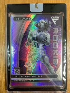 Cole Anthony 2020-21 PANINI Flux basketball NBA TITAN silver prizm