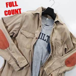 【FULLCOUNT フルカウント】エルボーパッチ デニムシャツ 38 サンプル品!!