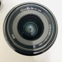 【SPM-2571】カメラ Sony α7 / FE 3.5-5.6/28-70 OSS デジタル一眼レフ セット品 通電確認済み 動作確認済み 写真 _画像8