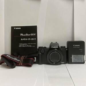 【B-12945】 1円スタート～ Canon G5X CANON ZZO LENS 4.2IS 8.8-36.8mm 1:1.8-2.8 コンパクトデジタルカメラ パワーショット 通電確認済