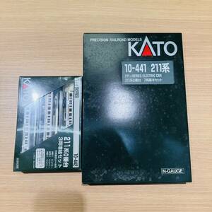 【IYN-4301】1円～ Nゲージ KATO（10-441 211系0番台 7両基本セット）（10-442 211系 0番台 3両増結セット）まとめ 動作未確認 中古 保管品