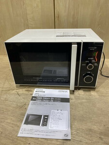 【６－６９】HITACHI　日立　電子レンジ　HMR-TR221-Z6　2020年製　60Hz専用　ターンテーブル　ホワイト　家電製品　中古品