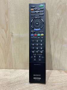 【７－１６】SONY ソニー ブラビア テレビ TV用 RM-JD018 リモコン 赤外線確認OK 中古品