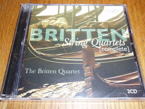 【新品 ２枚組】　ブリテン：弦楽四重奏曲全集 / ブリテン四重奏団 / Britten: Complete String Quartets