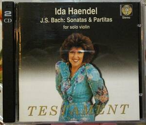 ★極稀2CD★Ida Haendel Bach solo Violin Sonatas & Partitas イダ ヘンデル バッハ 無伴奏ヴァイオリン ソナタ パルティータ