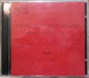 ★極稀2CD国内盤★George Enesco Enescu Bach solo Violin Sonatas & Partitas エネスコ バッハ 無伴奏ヴァイオリン ソナタ パルティータ