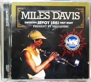 ★極稀2CD★Miles Davis ’81 Comeback July 17 Secret Gig Savoy Evans Stern Foster Liebman Mtume マイルス デイヴィス サヴォイ