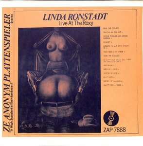 [B131] Linda Ronstadt - Live At The Roxy LP レコード