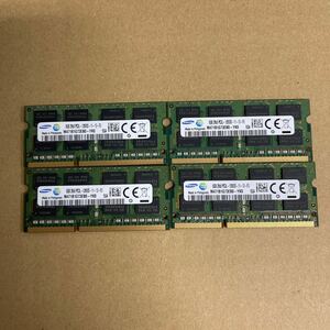 G78 SAMSUNG ノートPCメモリ　8GB 2Rx8 PC3L-12800S 4枚