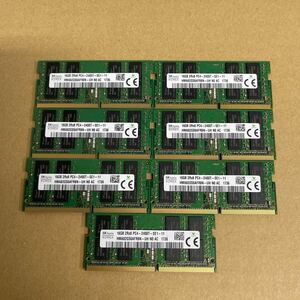 H60 SK hynix ノートPCメモリ 16GB 2Rx8 PC4-2400T 7枚