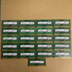 H79 SAMSUNG ノートPcメモリ 4GB 1Rx8 PC3L-12800S 21枚
