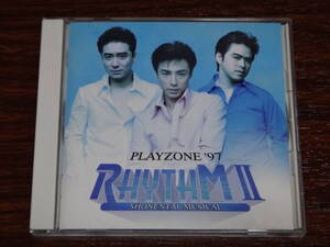 CD 少年隊 PLAYZONE '97 RHYTHM Ⅱ(2) プレイゾーン 東山紀之 錦織一清 植草克秀 消費税なし 送料185円（CD4枚まで同料金)