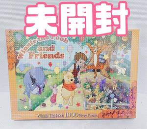 【希少 未開封 1円スタート】非売品 ディズニー Winnie The Pooh and Friends 1000ピース 73.5cm× 51.0cm ジグソーパズル 