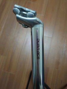 【美品】シマノ デュラエース SHIMANO DURA-ACE シートポスト SP-7410 27.2/270mm NJS★EASTON製 軽量 中古