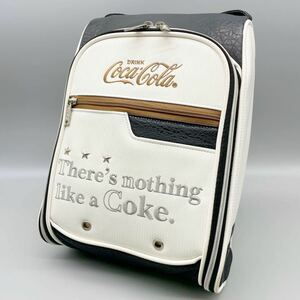 コカコーラ シューズケース CC-207-SC スポーツ ゴルフ シューズ 靴 ブラック ホワイト カバン 鞄 バッグ Coca-Cola ゴルフ用品 収納 ロゴ
