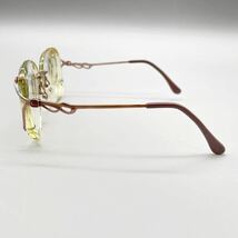 LANCEL PARIS ランセル パリ L-534 メガネ 眼鏡 ピンクゴールド フレーム リムレス レンズ 度入り 金属 レディース レトロ アイウェア_画像3