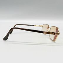 Mila Schon ミラショーン メガネ MS-3453 眼鏡 サングラス 金縁 ブラウン ゴールド フルリム 度入り レンズ レトロ アイウェア 55□17-141_画像4