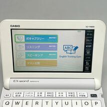 CASIO カシオ EX-word エクスワード DATAPLUS 10 XD-Y4800 本体 ホワイト 英文法 英会話 検定試験 170コンテンツ収録 動作確認済み 人気_画像2