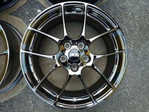 極上 限定 希少 鍛造 BBS RF BKM ブラックミラー 18インチ 7.5J+45 RF510 PCD114.3 5穴 4本_画像2