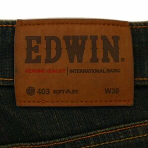 EDWIN エドウィン S403 SOFT-FLEX★ USED加工 ストレッチ デニム パンツ ジーンズ Sz.30 メンズ 日本製 C4B00133_1#Rの画像7