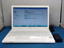 011805 LIFEBOOK AH40/C1 E2-9000 Mem4GB HDD無 OS無 JUNK_画像1