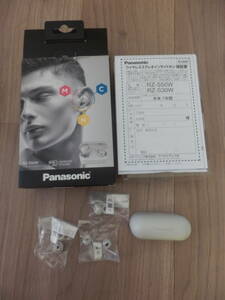 中古品　Panasonic パナソニック Bluetooth イヤホン イヤフォン RZ-S50W USED 訳アリ　充電器　イヤーピース 3個