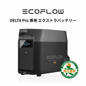 45％OFF!美品 防災応援 EcoFlowメーカー直売 ポータブル電源 DELTA Pro 専用バッテリーパック キャンプ 車中泊 工事不要 アウトドア