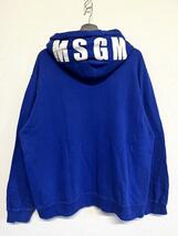 【ラスト1点】MSGM MILANO パーカー ブルー S メンズ トップス_画像5