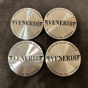 送料込み！　 VENERDI ヴェネルディ センターキャップ 4個 外径64mm シルバー