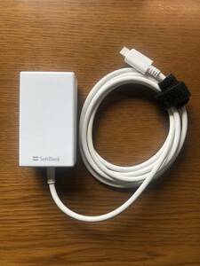 【中古】ソフトバンク USB-C 充電器 (SB-AC19-TCPD)