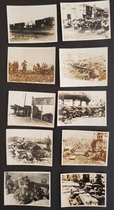 日本軍　関係　写真　10枚　上海　支那　中国　第一次上海事変　第十九路軍　支那軍　市街戦　昭和七年　戦前　古写真