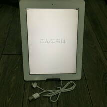 iPad2 A1395 （送料370円）ケーブル付き■32GBモデル Wi-Fi ホワイト Apple_画像2