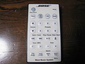 BOSE Wave Music System（ボーズ　ウェーブミュージックシステム）　リモコン　動作品