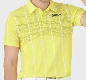 &lt;&lt; Весна / лето в 2024 году &gt;&gt; [Hideki Matsuyama Professional Replica Model] Short -sleeved Print Shirt Rgmxja15 Yellow (l)