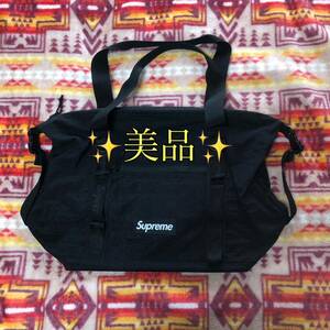 美品 Supreme 20AW ZIP TOTE BAG ブラック シュプリーム トートバッグ