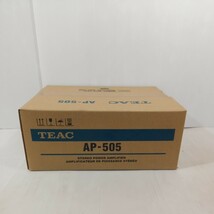 未開封　新品　TEAC　AP-505-S アンプ　（1.14）_画像1