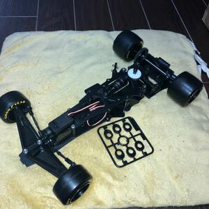 ◆◆タミヤ1/10 F1 RC F104W シャーシ 組立済未使用◆◆TAMIYA FW14 F104 F103 F102 MP4/6 FW14