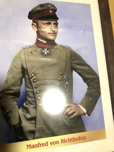 送料込み)ドイツ陸軍 マンフレート・フォン・リヒトホーフェン男爵 (撃墜王 レッド・バロン 赤い悪魔)