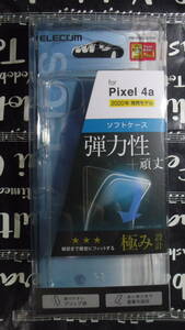 ELECOM Google Pixel 4a ソフトケース極み クリア 耐久性としなやかな弾力性を合わせ持ったTPU ストラップホール ケース内側マイクロドット