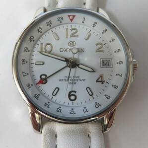 #74261 OXYGEN オキシゲン 02 LUMINOUS DUAL TIME デイト レディース クォーツ 腕時計の画像2