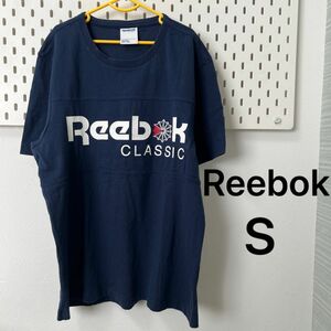 Reebok 半袖トップス　Tシャツレディース　S キッズ　メンズ　リーボック　 プリント　古着