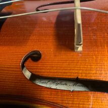 【超激安】1995年Karl Hofner Master Violinカールヘフナー4/4サイズ/バイオリン西ドイツ製Western Germanyハードケース付ヴァイオリン_画像9