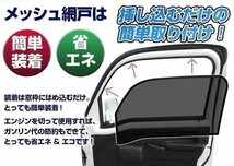 07 エルフ ハイキャブ H19.1- いすず 網戸 日除け/虫除け トラック用品 メッシュスクリーン 防虫ネット 定形外 送料無料_画像3