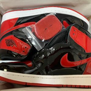 新品未使用★26.５cm★Nike Air Jordan 1 High OG "Patent Bred"★ナイキ　エアジョーダン