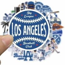 【50枚】MLB ロサンゼルスドジャース ステッカーセット ロゴ 応援 レア Los Angeles Dodgers_画像3