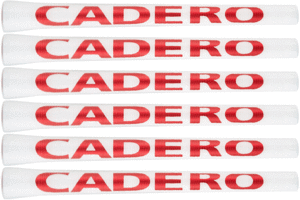 ★送料込価格★Cadero Grip 2x2 Pentagon AIR Round White / Red x 6pcs★カデロ　グリップ★6本セット★