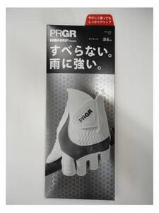 ■PRGR HIGH GRIP HAND GLOVE プロギア ハイグリップ ハンド メンズグローブ【24cm/BK】PG-319『すべらない、雨に強い』