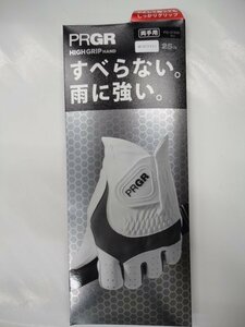 ■『両手グローブ 新発売』PRGR HIGH GRIP HAND GLOVE プロギア ハイグリップ ハンド メンズ 両手グローブ【25cm/WH】PG-319W