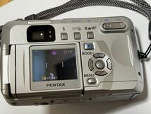 【RA-16】動作品☆外装綺麗☆PENTAXペンタックス Optio33LF シルバー コンパクトデジタルカメラ 電池付き！宅急便コンパクト_画像6